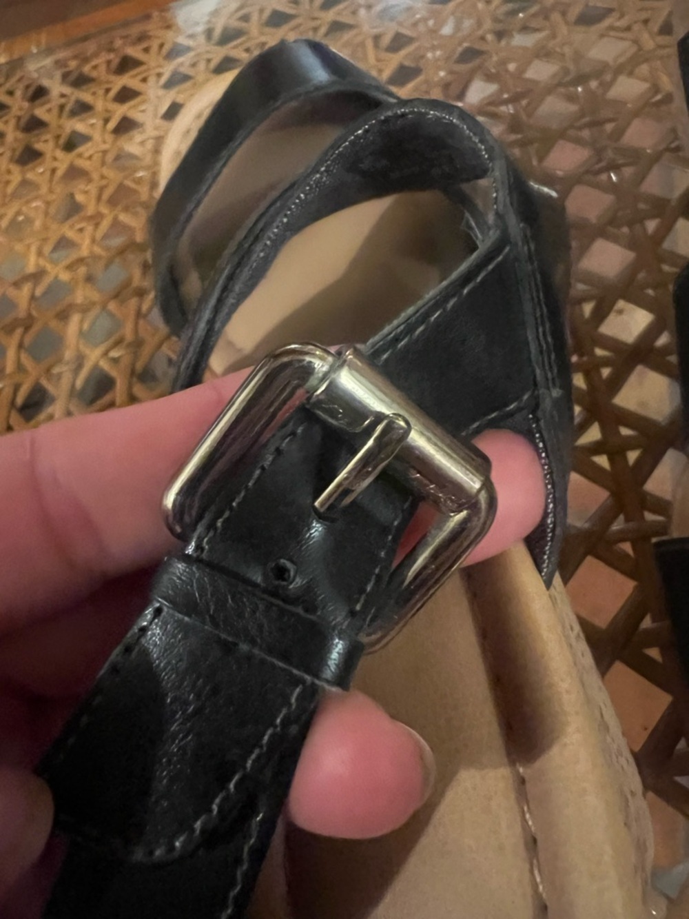 Dr. Scholl’s Black Strappy Slingback Comfort Sandals - Picture 6 of 6